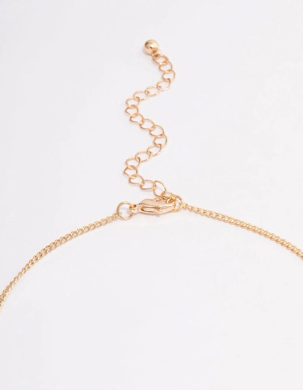 Gold Pearl Butterfly Droplet Necklace - Image 4