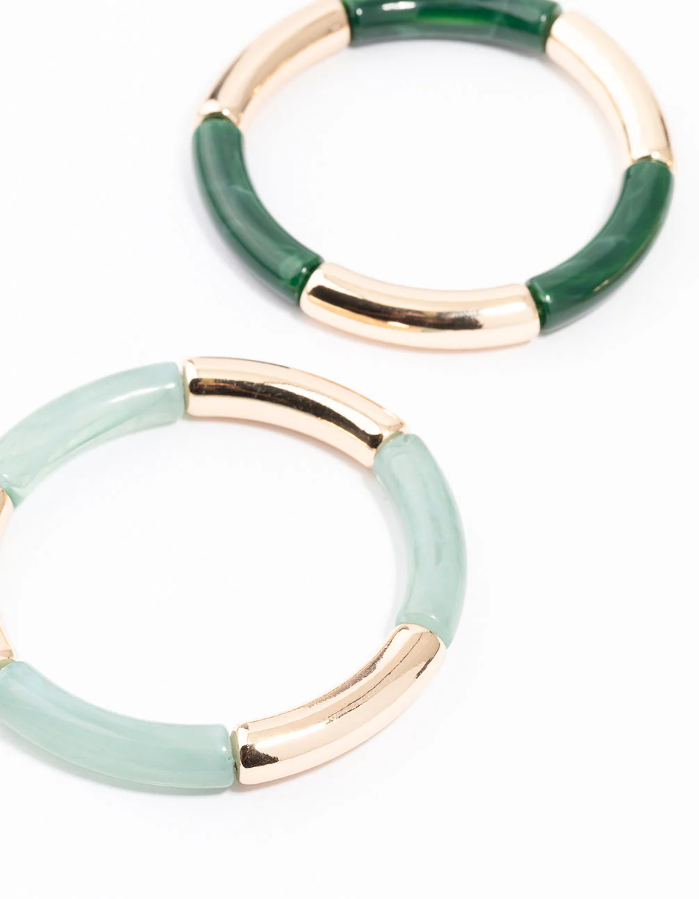Gold Stretch Bracelets 3-Pack - Image 2