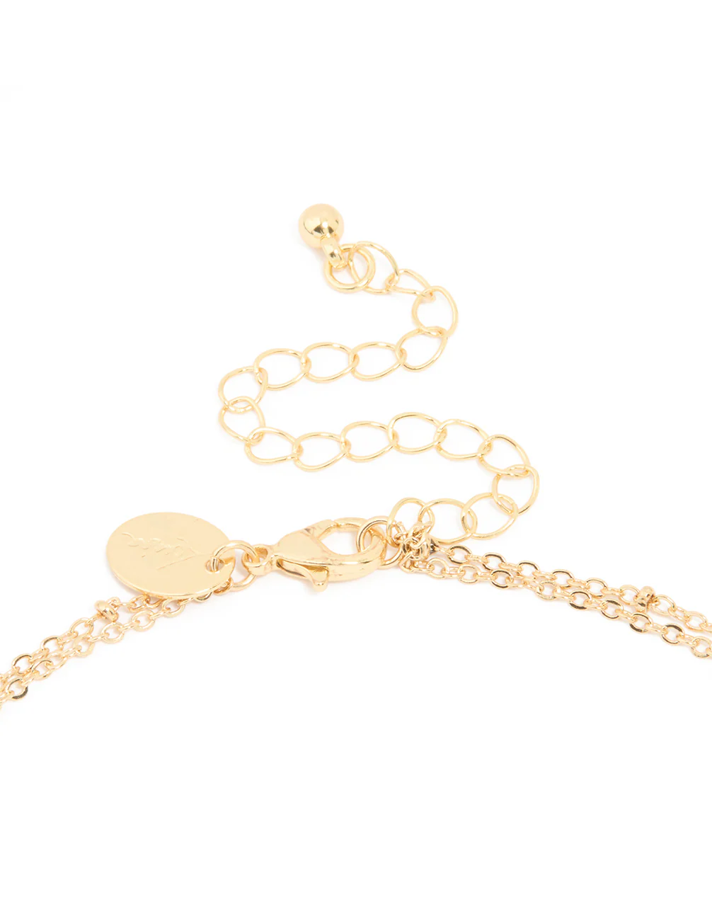 Gold Plated Beaded & Diamante Earrings & Necklace Pack - Image 3