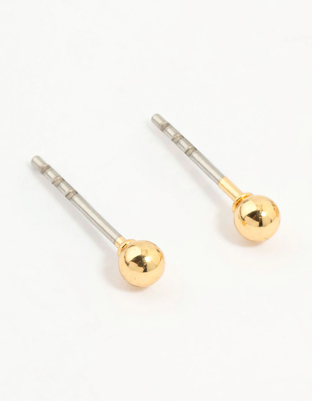Gold Plated Blue Cubic Zirconia Moon & Star Earrings 3-Pack - Image 2