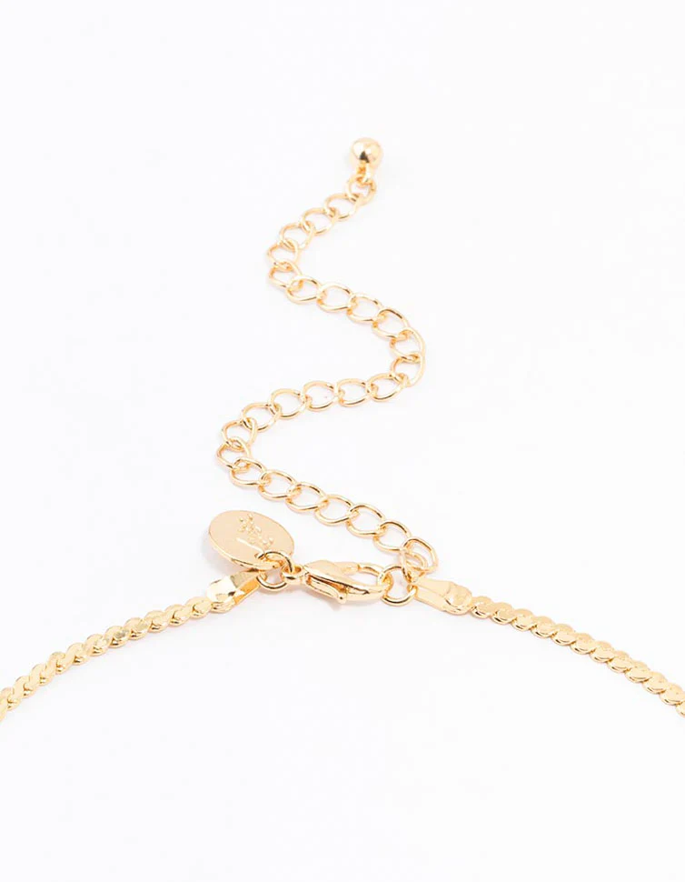 Gold Plated Bracelet & Necklace Set - Image 3