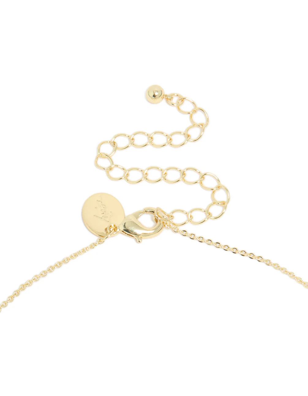 Gold Plated Brass Citrine November Birthstone Necklace - Image 5