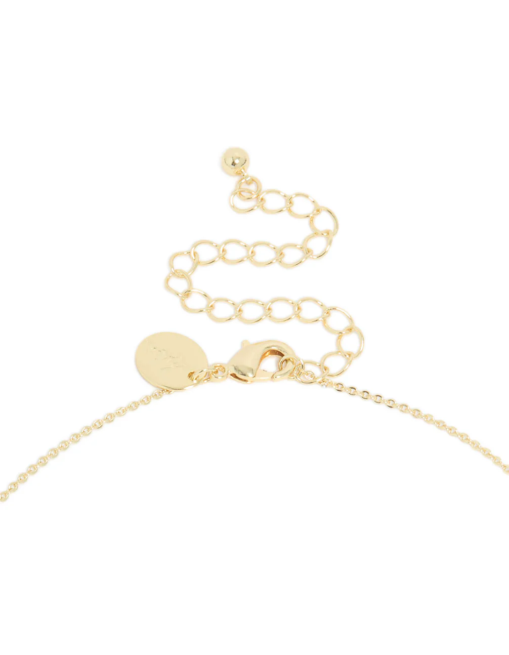 Gold Plated Brass Garnet Cubic Zirconia January Birthstone Necklace - Image 5