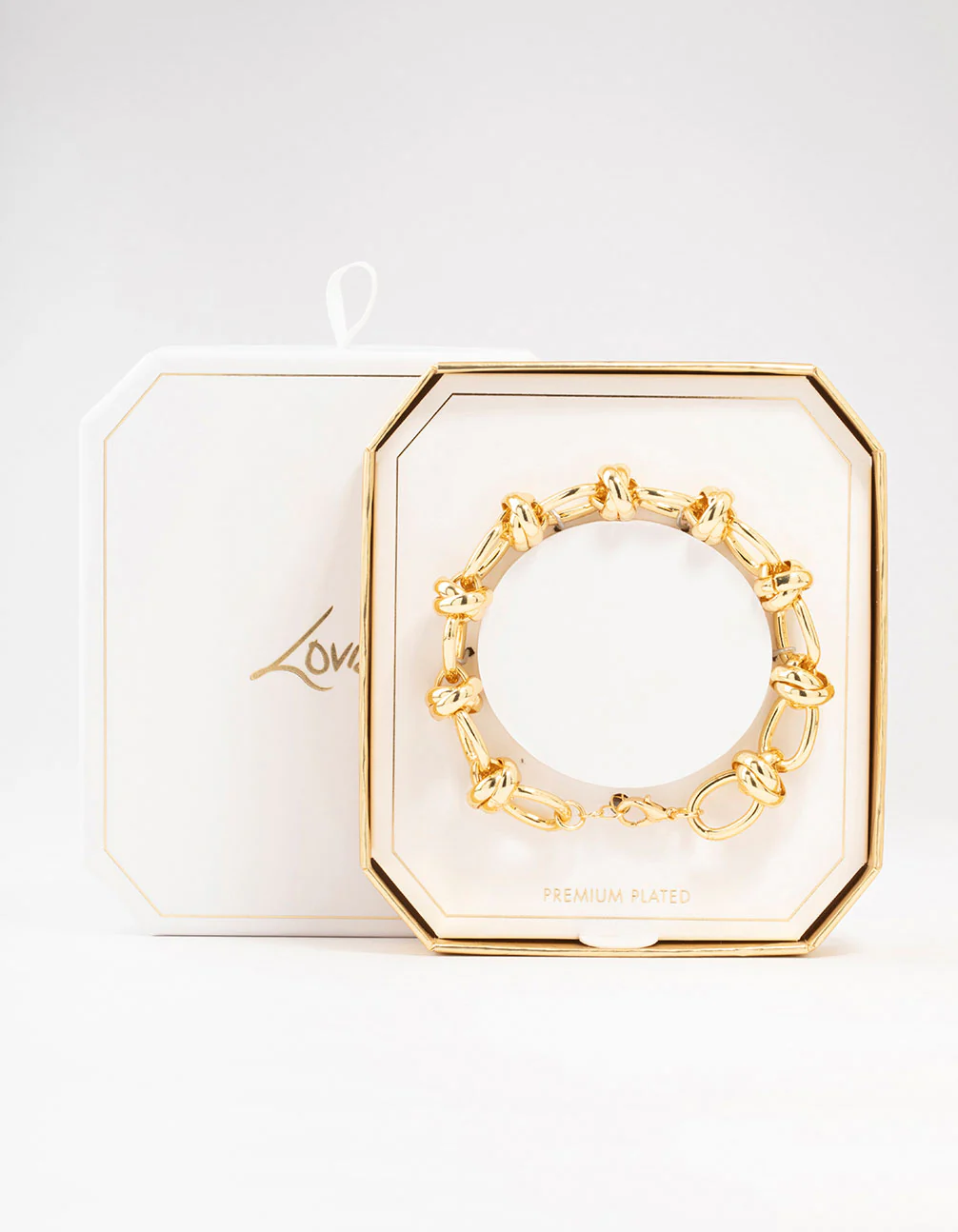 Gold Plated Chunky Chain Bracelet - Image 3