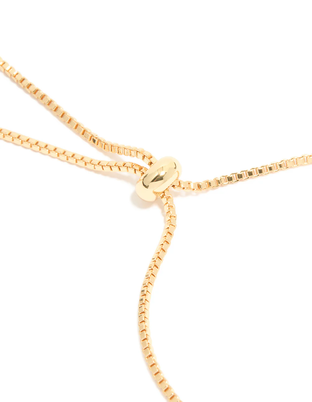 Gold Plated Cubic Zirconia Flower Detail Toggle Bracelet - Image 4