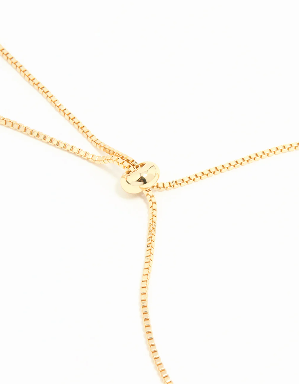 Gold Plated Cubic Zirconia Flower Toggle Bracelet - Image 3