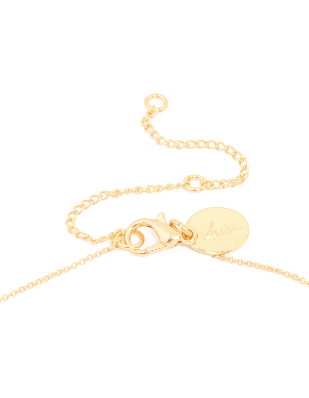 Gold Plated Cubic Zirconia Y-Necklace - Image 5