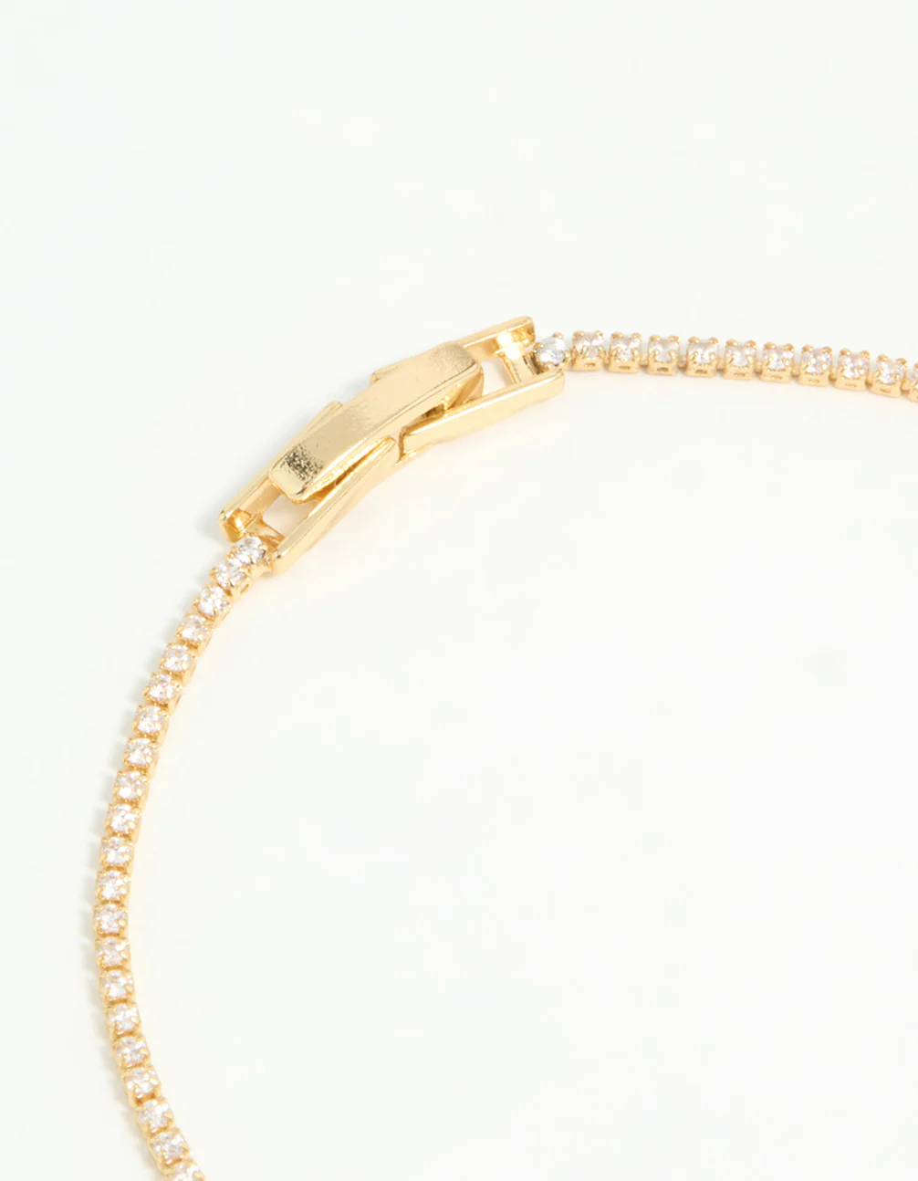 Gold Plated Flower Cupchain Bracelet - Image 3