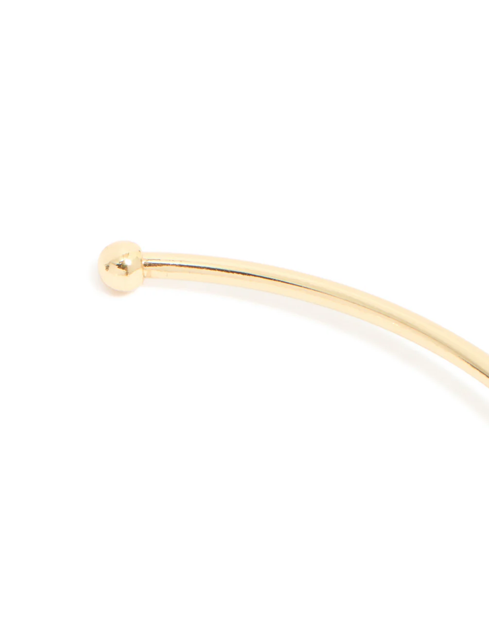 Gold Plated & Green Cubic Zirconia Wrist Cuff - Image 5