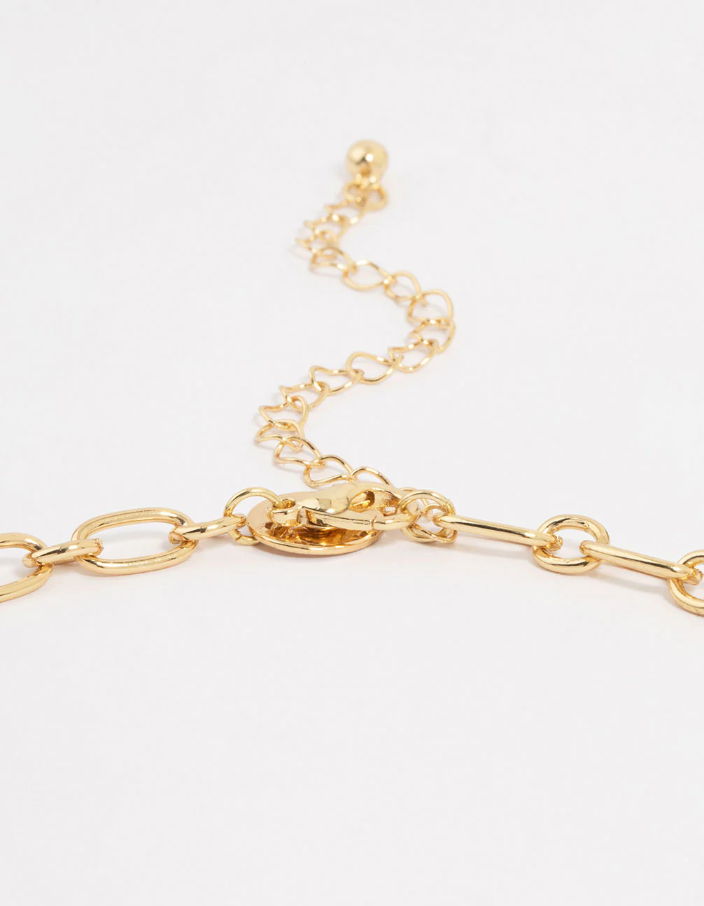 Gold Plated Heart & Cherry Charm Necklace - Image 5
