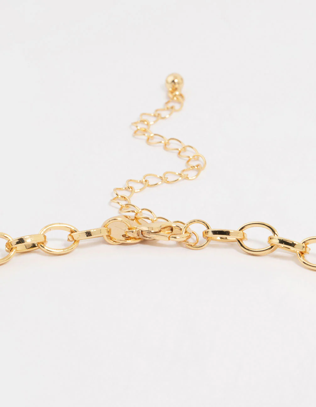 Gold Plated Heart & Sun Charm Necklace - Image 5