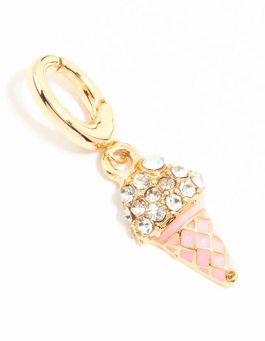 Gold Plated Ice Cream Charm
