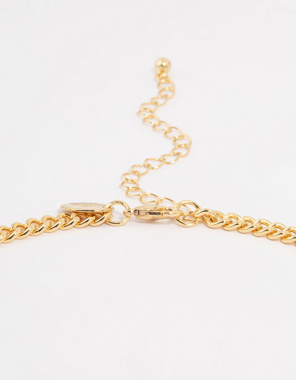 Gold Plated Moon & Boot Charm Necklace - Image 5