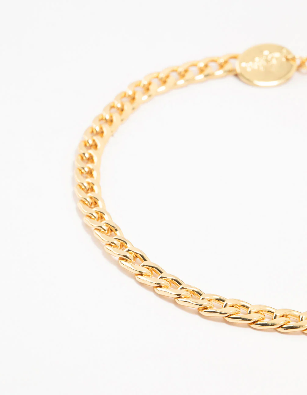 Gold Plated Pearl Curb Anklets 2-Pack - Image 3