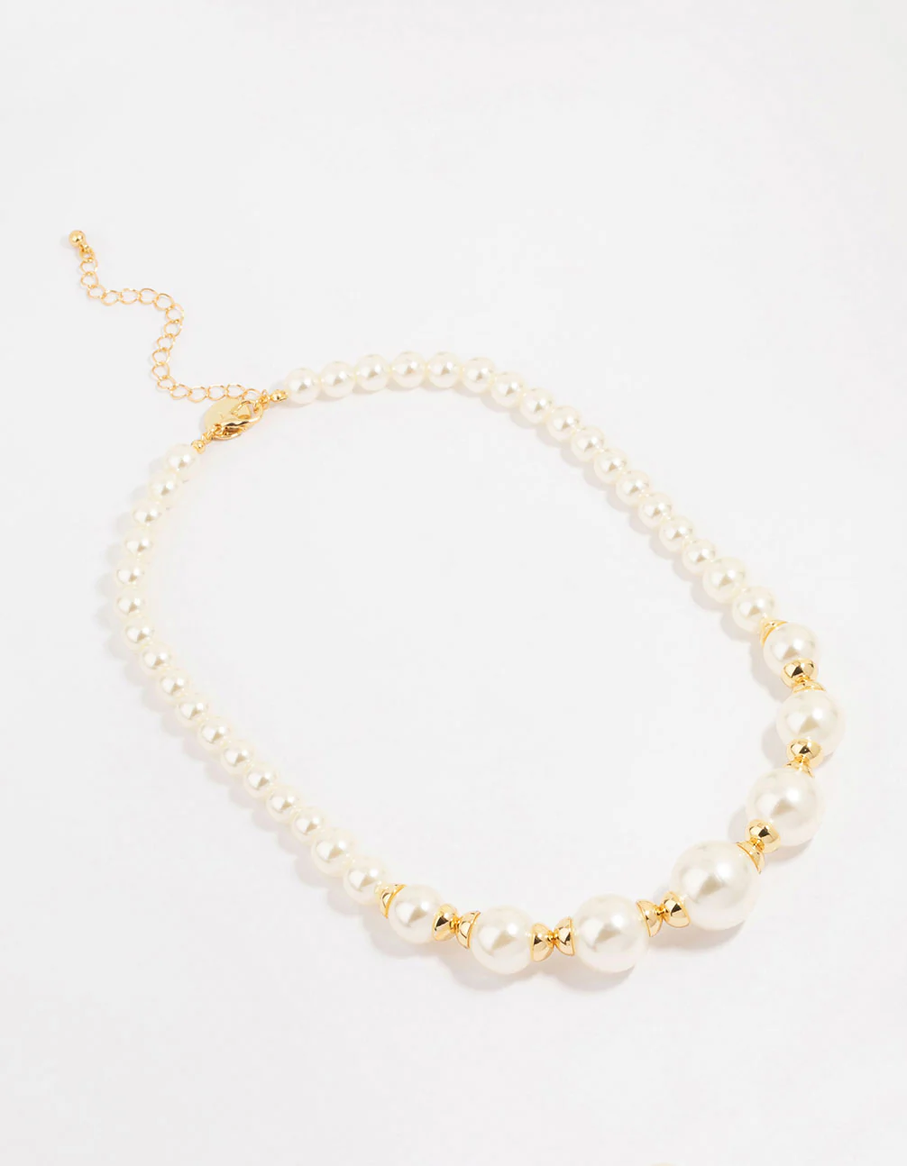 Gold Plated Pearl Graduating Necklace - Image 4