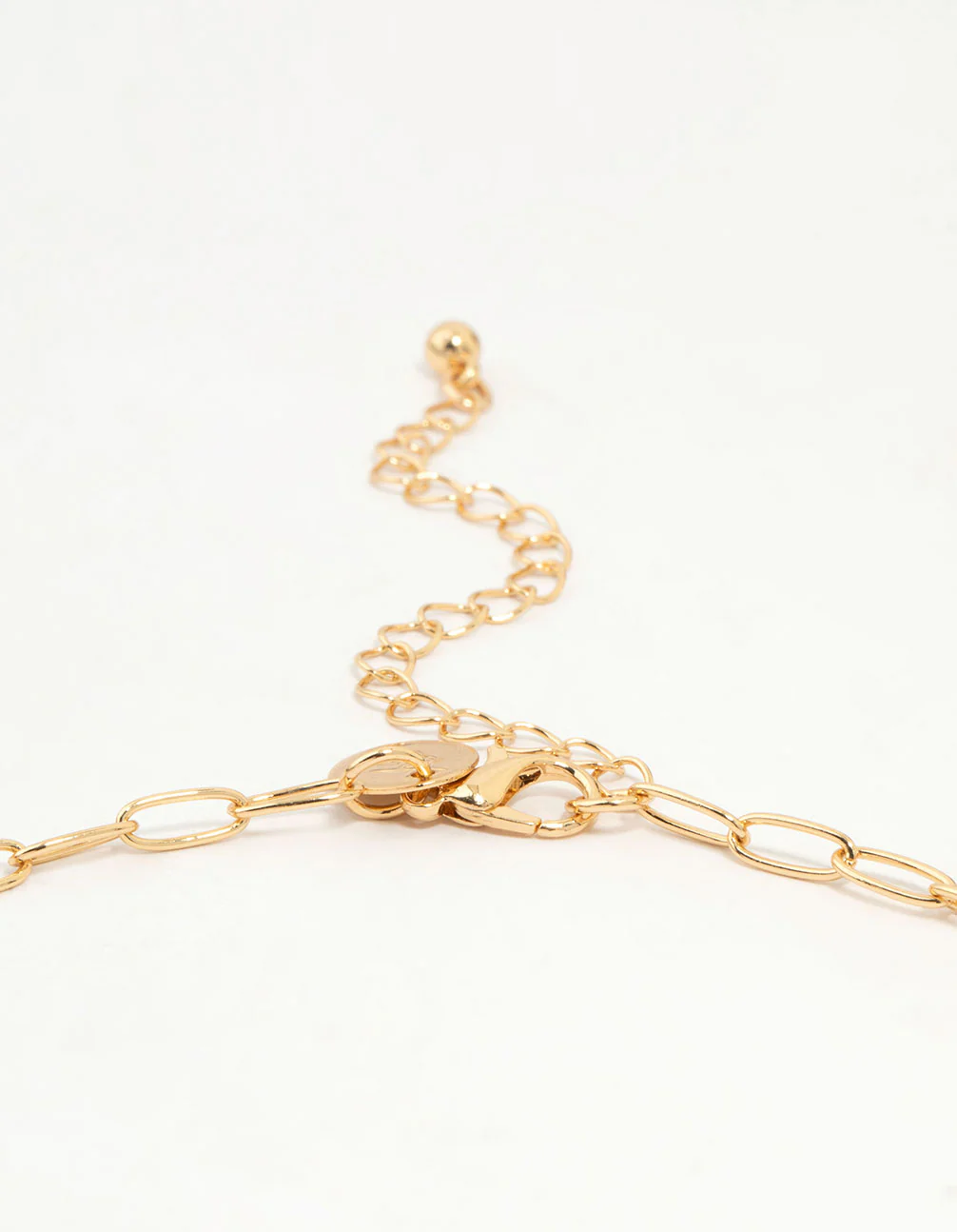 Gold Plated Pearl & Snake Charm Necklace - Image 5