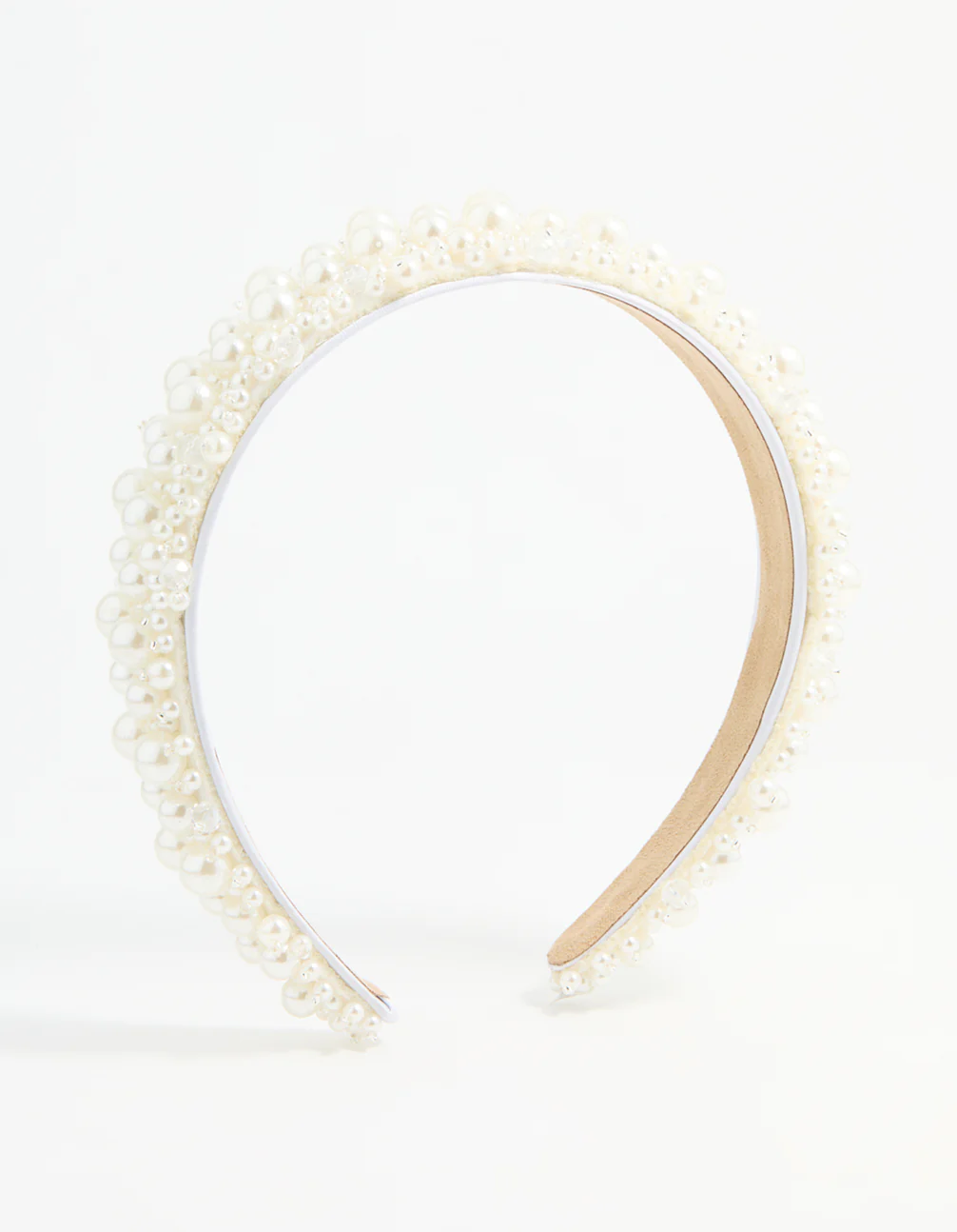 Gold Plated Pearl Statement Headband