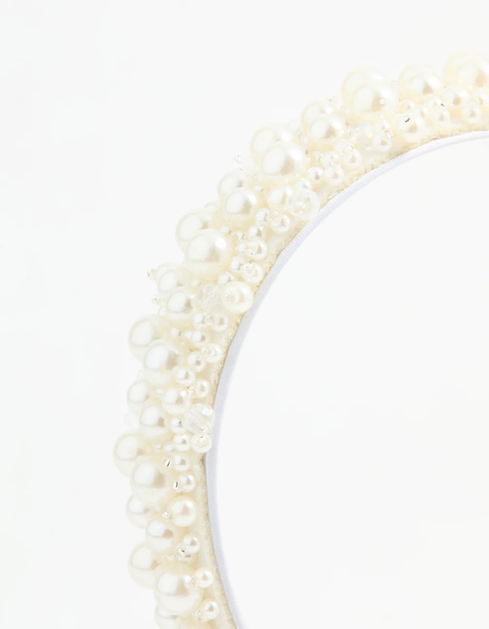 Gold Plated Pearl Statement Headband - Image 2