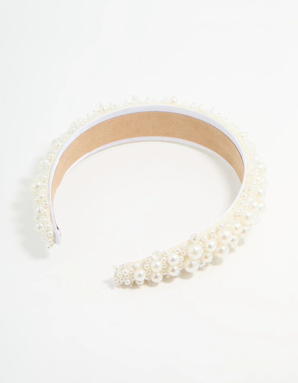 Gold Plated Pearl Statement Headband - Image 3