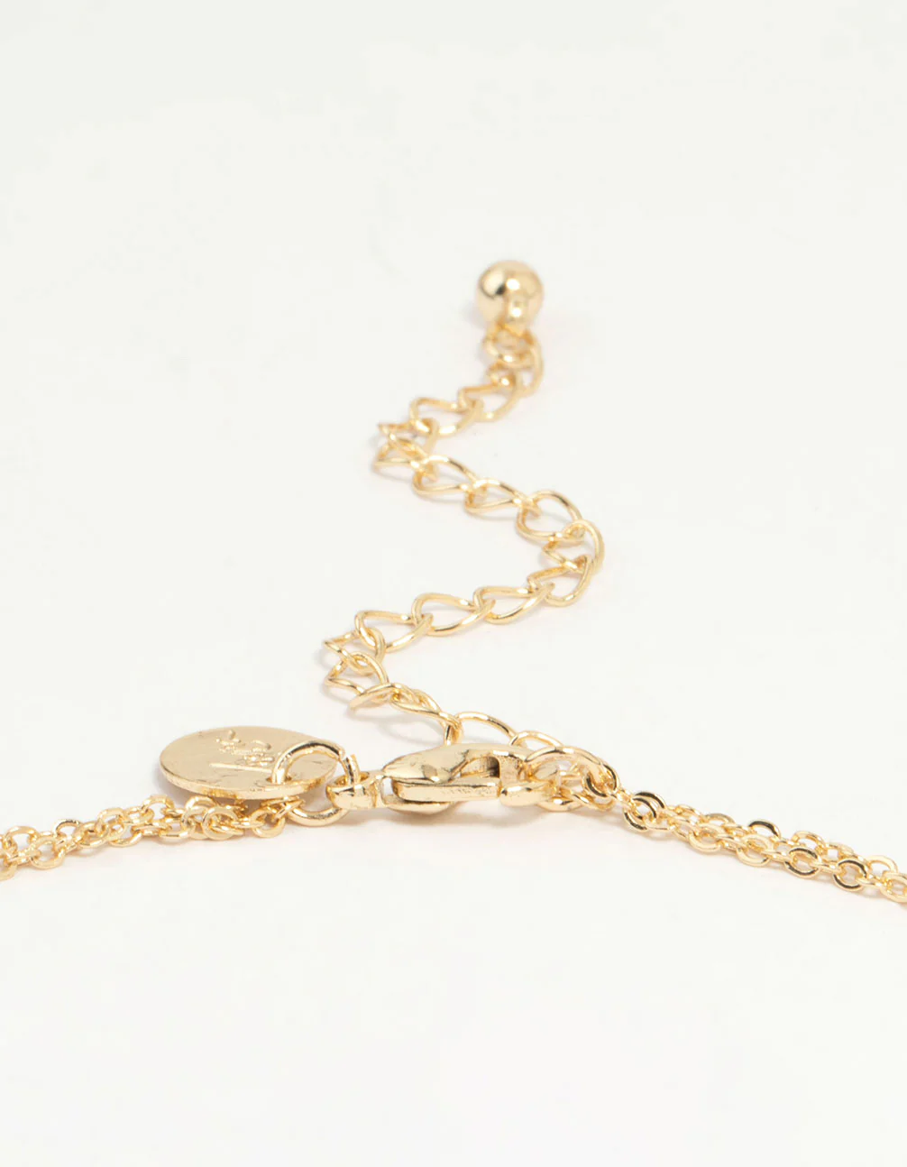 Gold Plated Pearl  Layered Necklace - Image 3