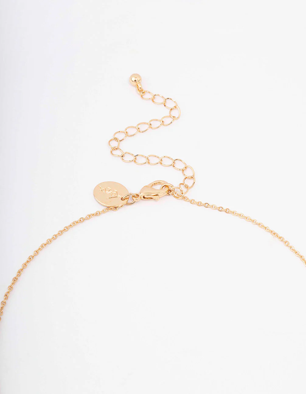 Gold Plated Pendant & Pearl Necklace - Image 3