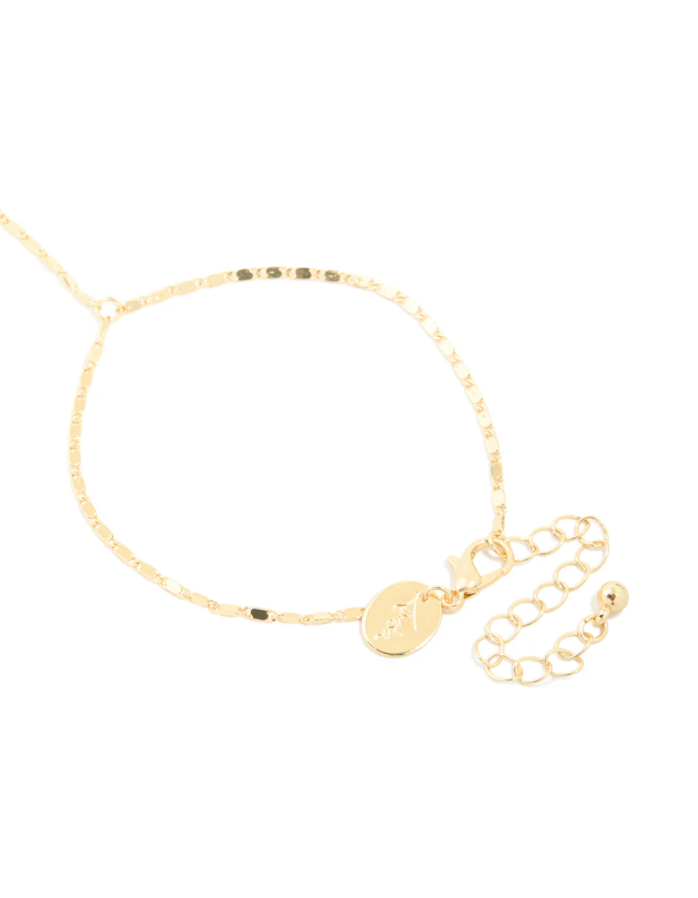 Gold Plated Plain Chain Hand Chain - Image 3