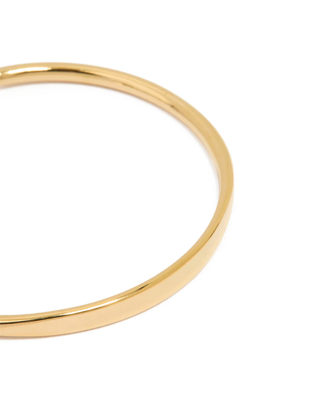 Waterproof Gold Plated Stainless Steel Slim Wrist Cuff - Image 3