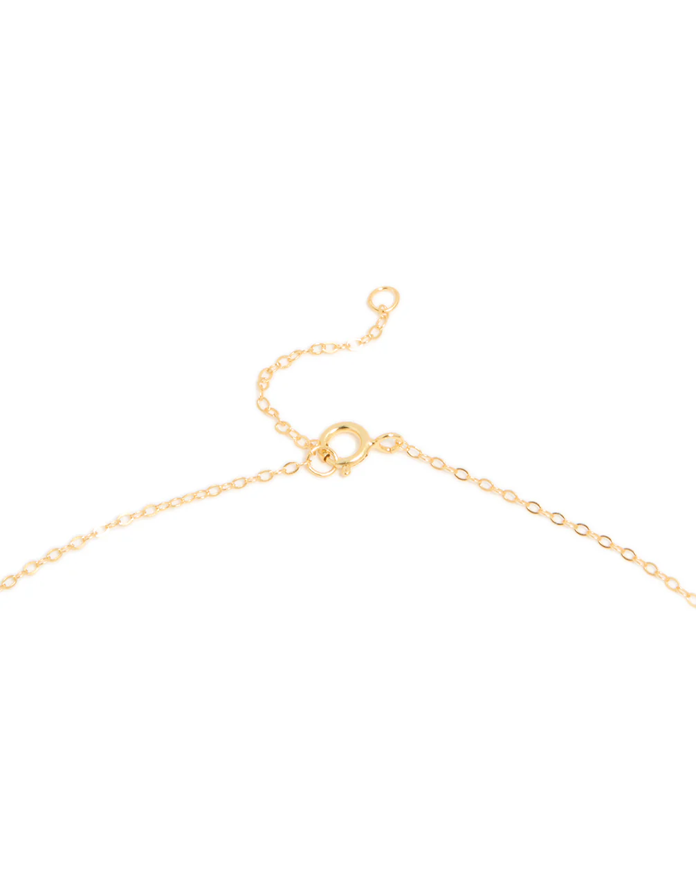 Gold Plated Sterling Silver Bubble Letter A Necklace - Image 5