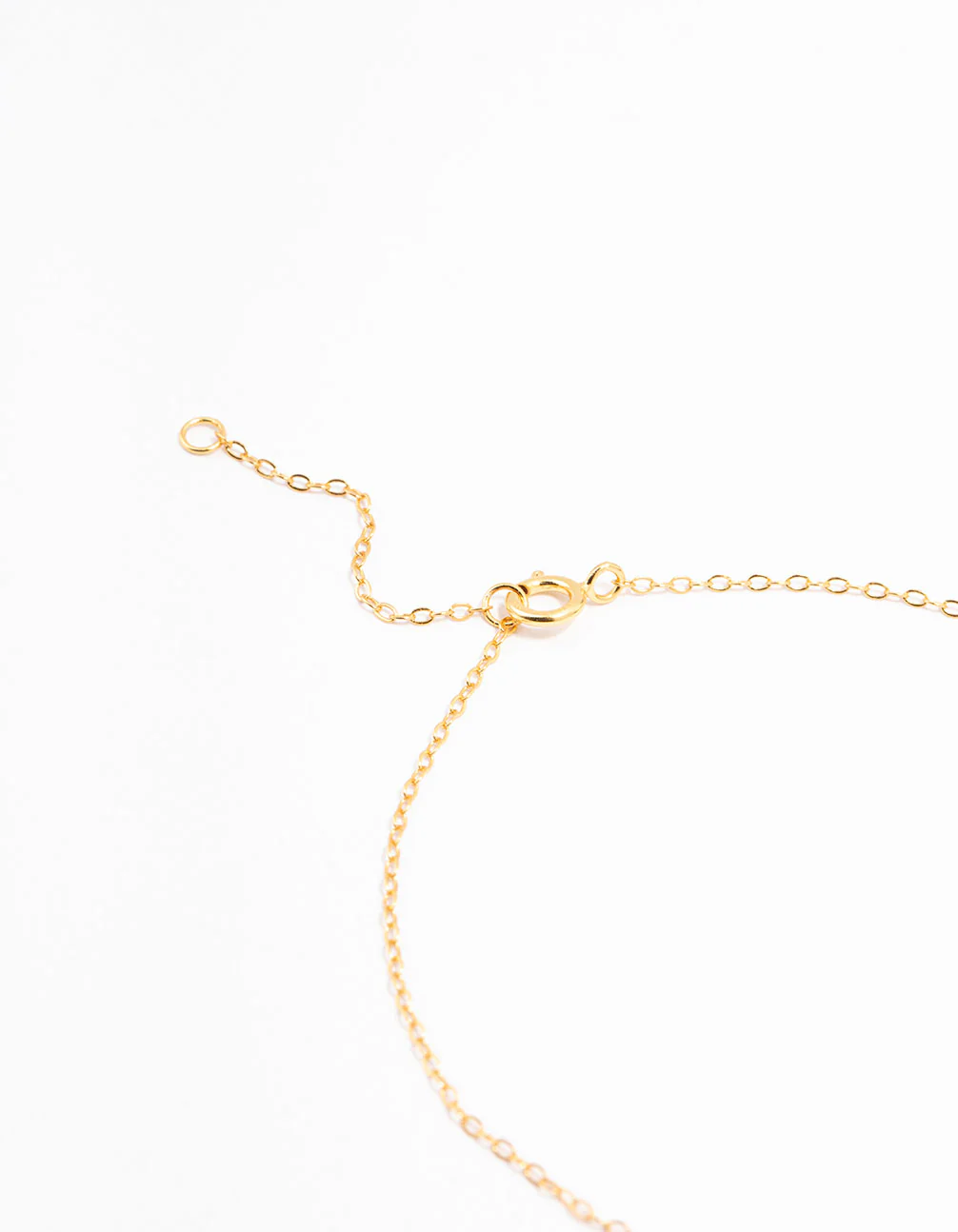Gold Plated Sterling Silver Cubic Zirconia Cross Bracelet - Image 3