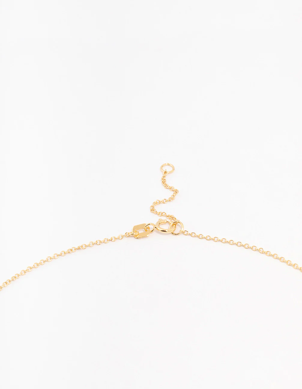 Gold Plated Sterling Silver Cubic Zirconia  Pear Pendant Necklace - Image 3
