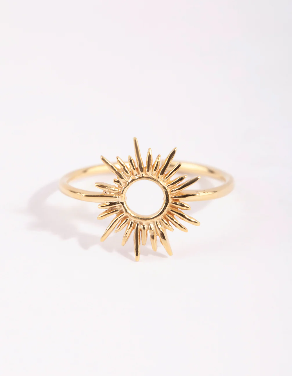 Gold Plated Sterling Silver Sun Goddess Ring - Image 2