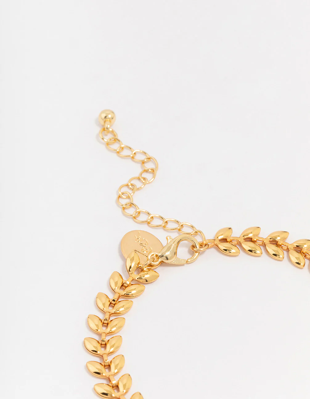 Gold Plated Brass Toga Leaf Bracelet - Image 3