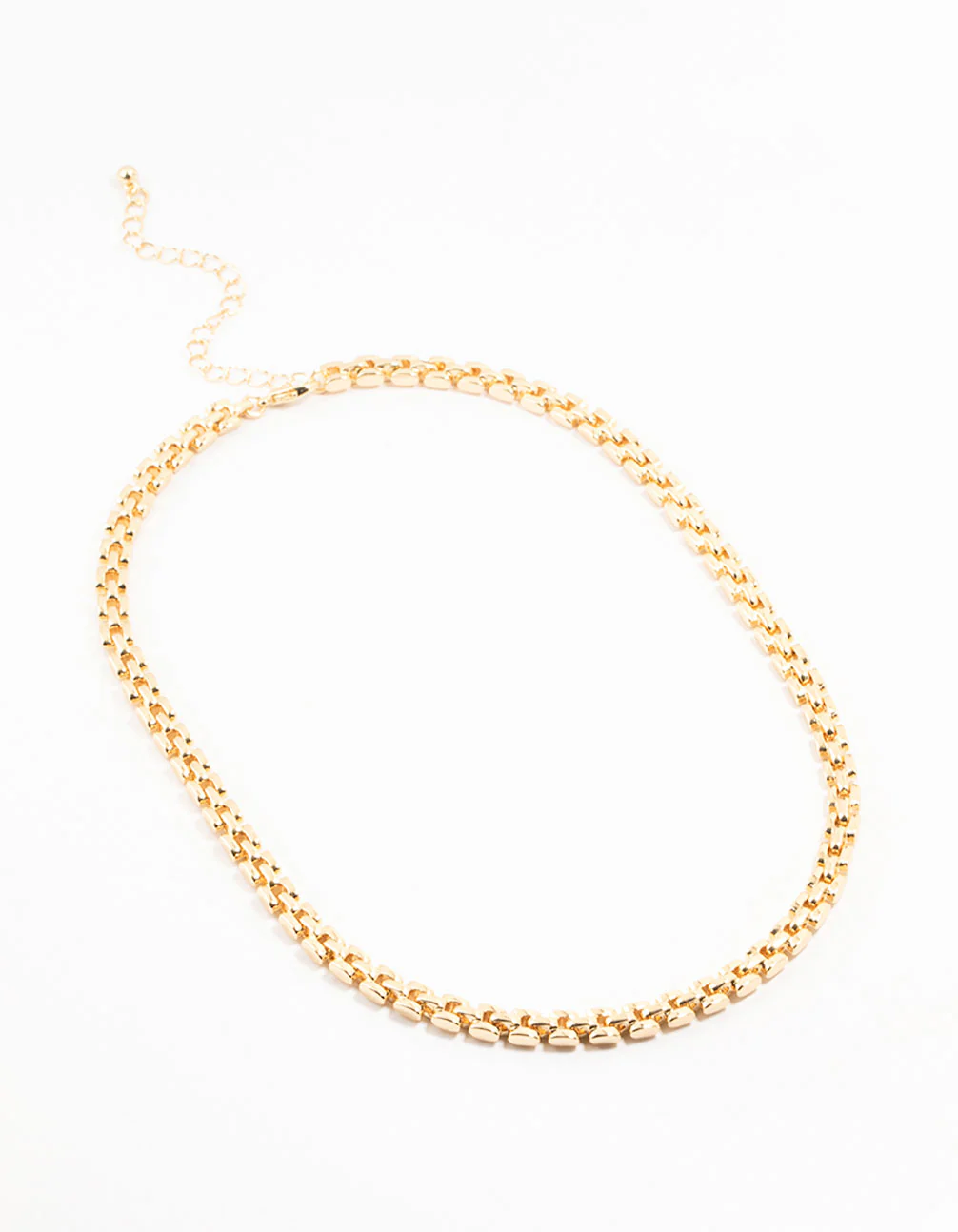 Gold Plated Watch Chain Necklace - Image 2