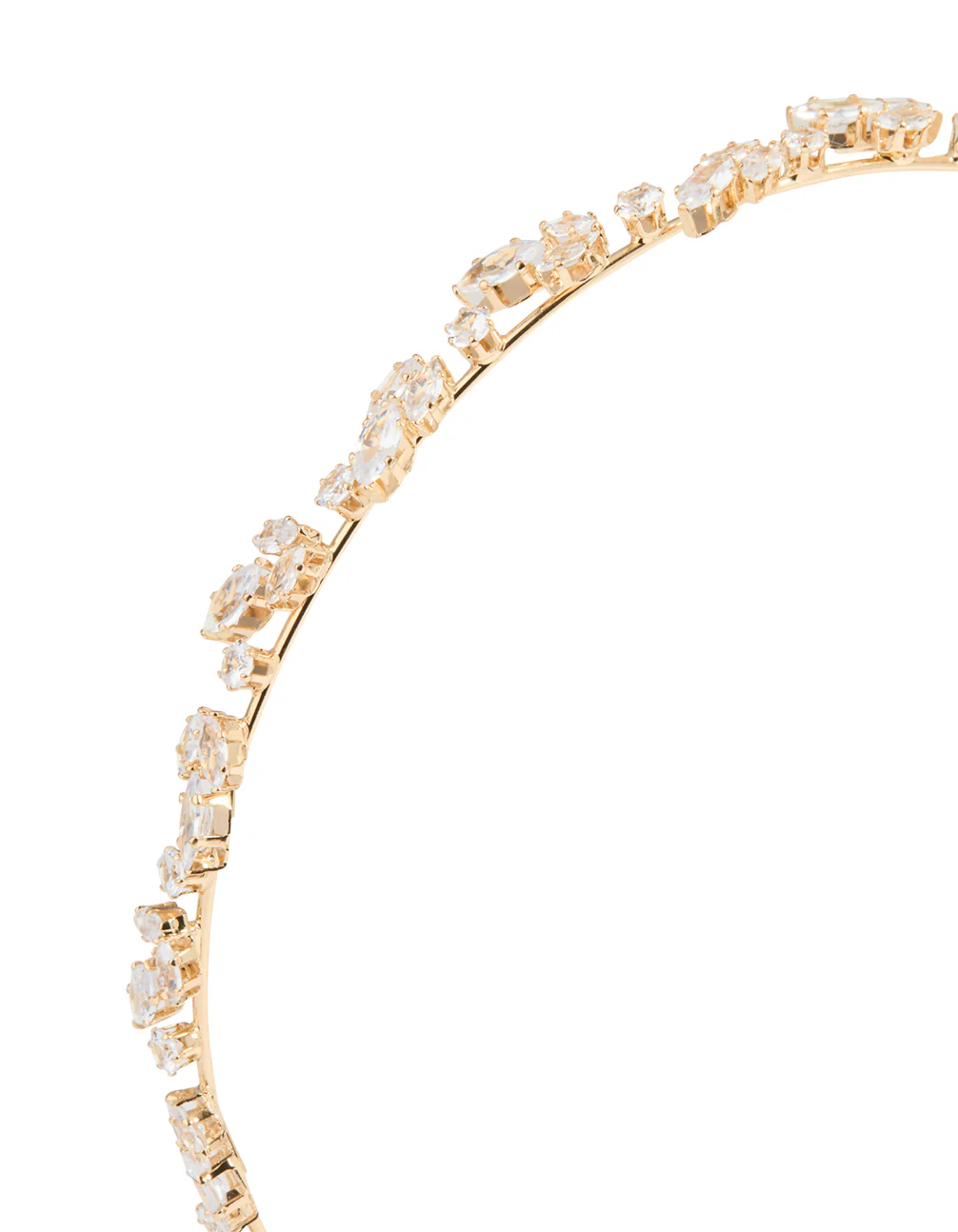 Gold Plated Wavy Vine Headband - Image 2