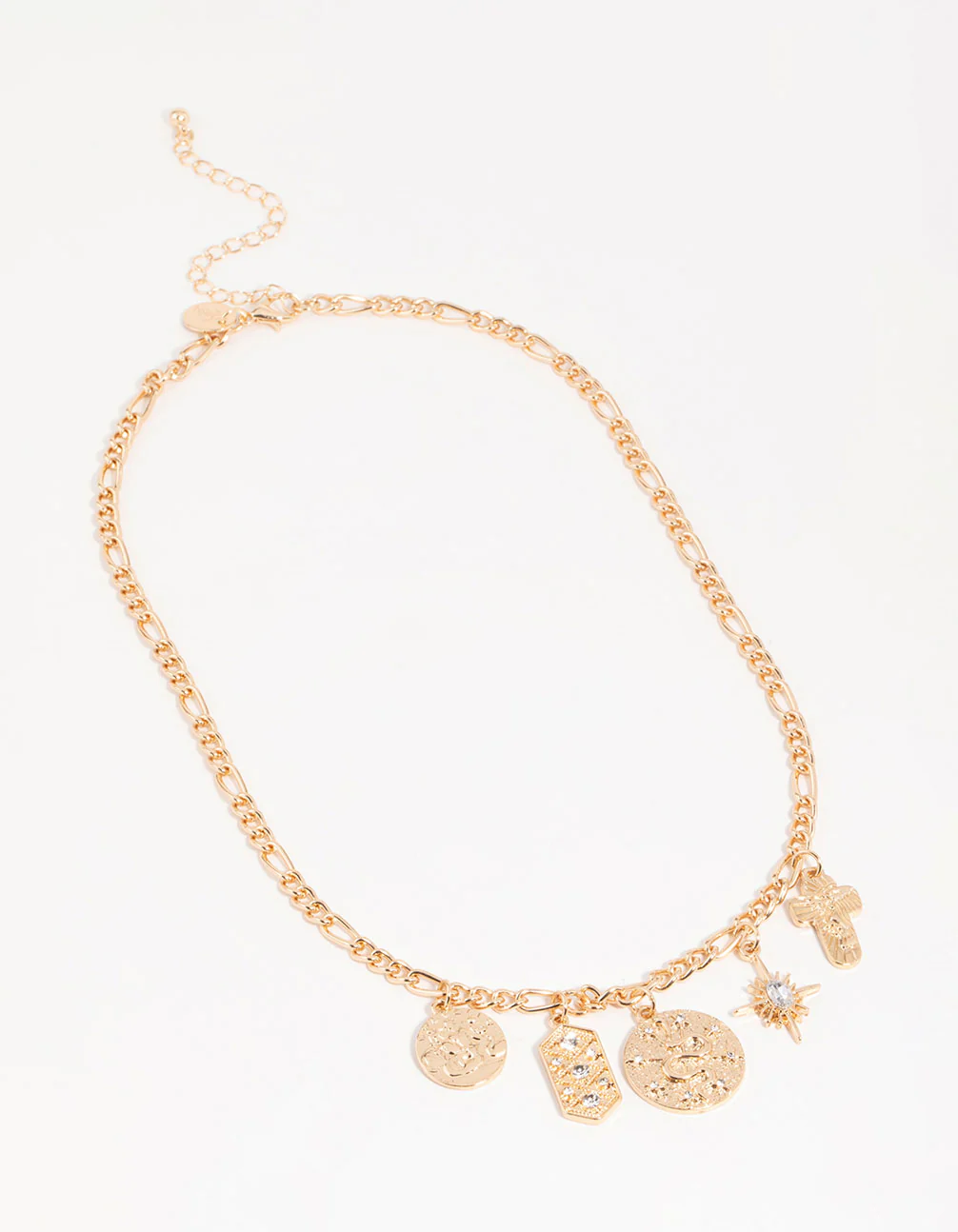 Gold Snake Charm Necklace - Image 4