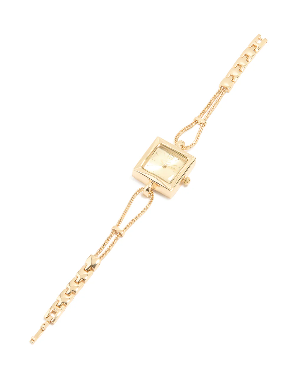 Gold Square Toggle Chain Watch - Image 2