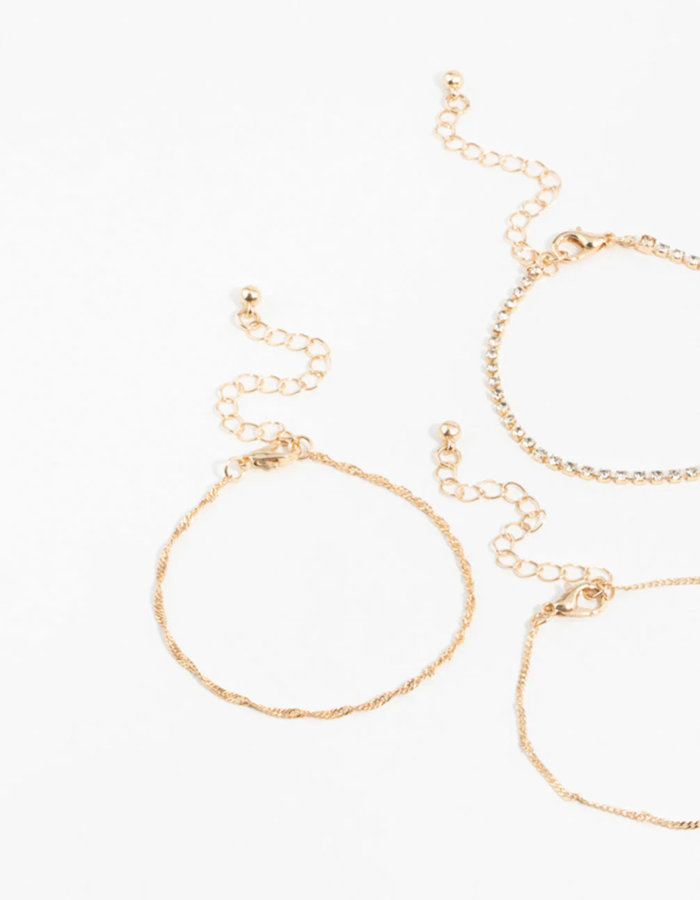 Gold Star Star & Heart Bracelets 4-Pack - Image 2