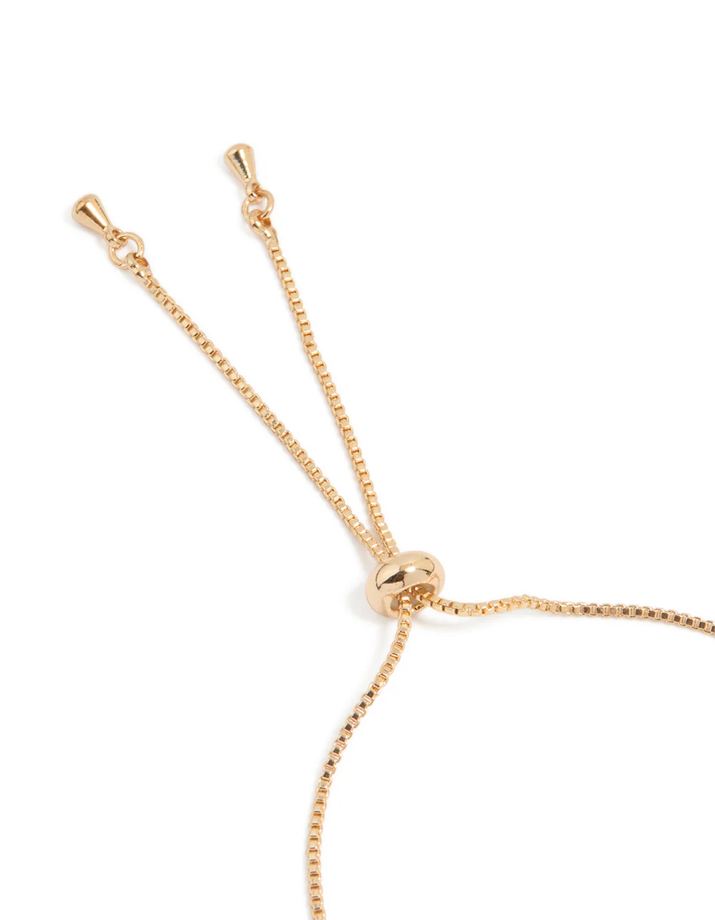 Gold Cubic Zirconia Double Snake Toggle Bracelet - Image 3