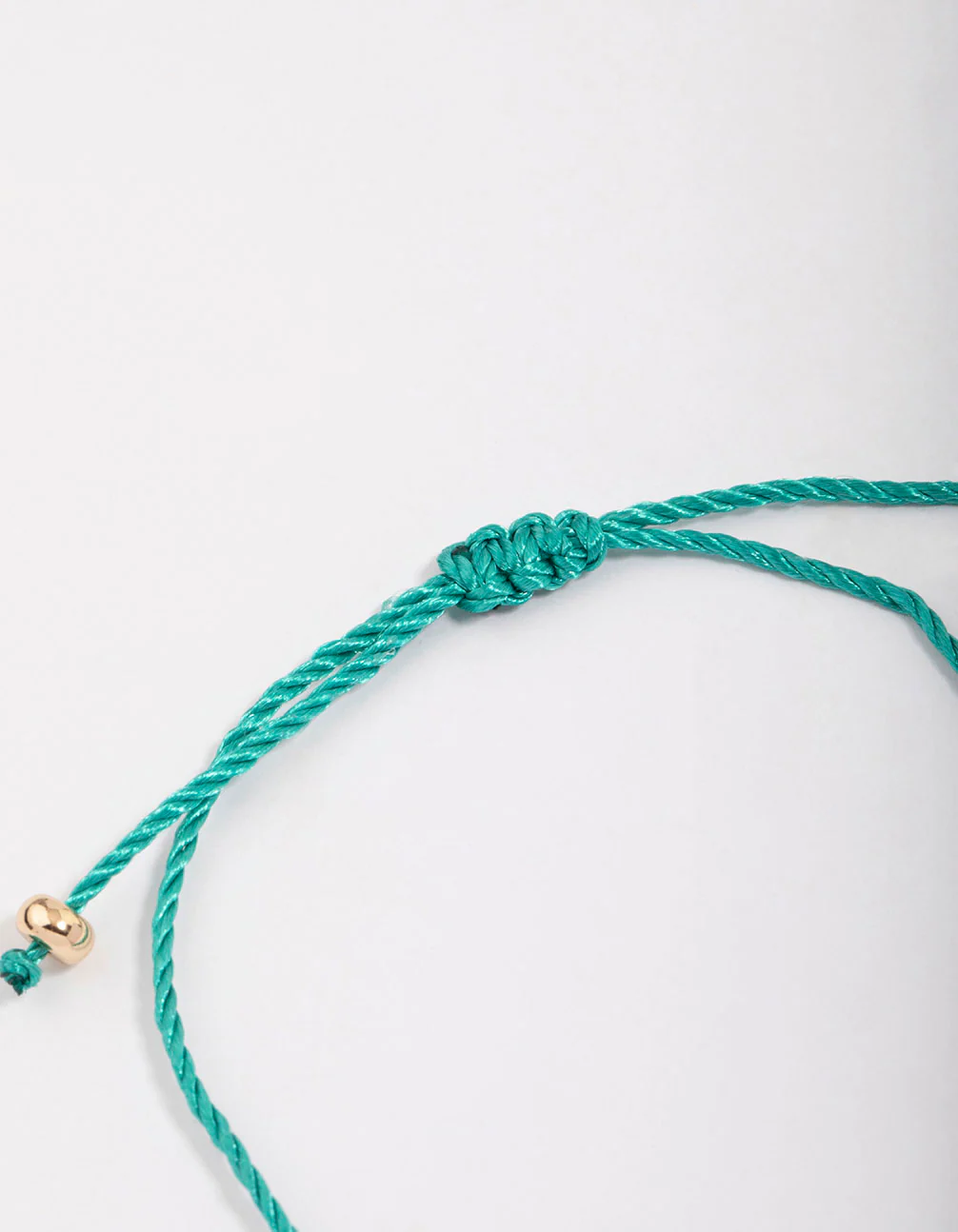Green Fabric Freshwater Pearl & Beaded Toggle Bracelet - Image 3