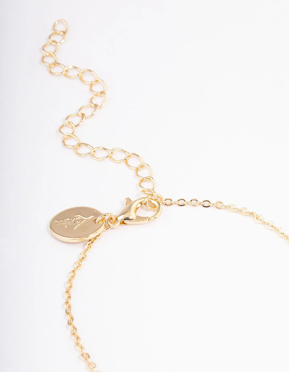 Gold Plated Angel Number '444' Layered Necklace - Image 3
