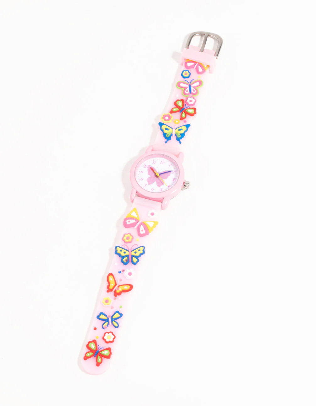 Kids Pink Butterfly Watch - Image 2