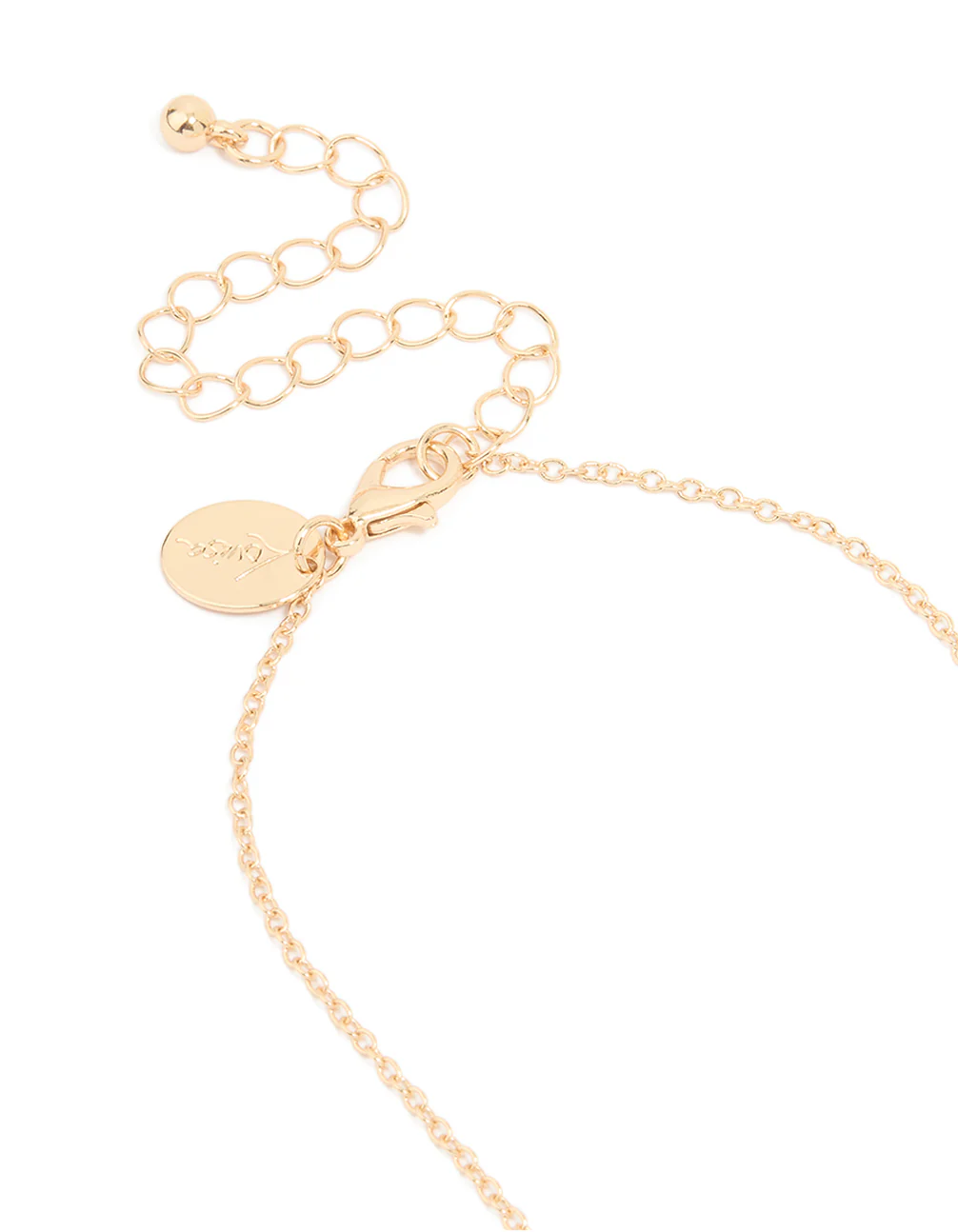 Kids Gold Bright Pink Heart Best Friend Necklaces 2-Pack - Image 3