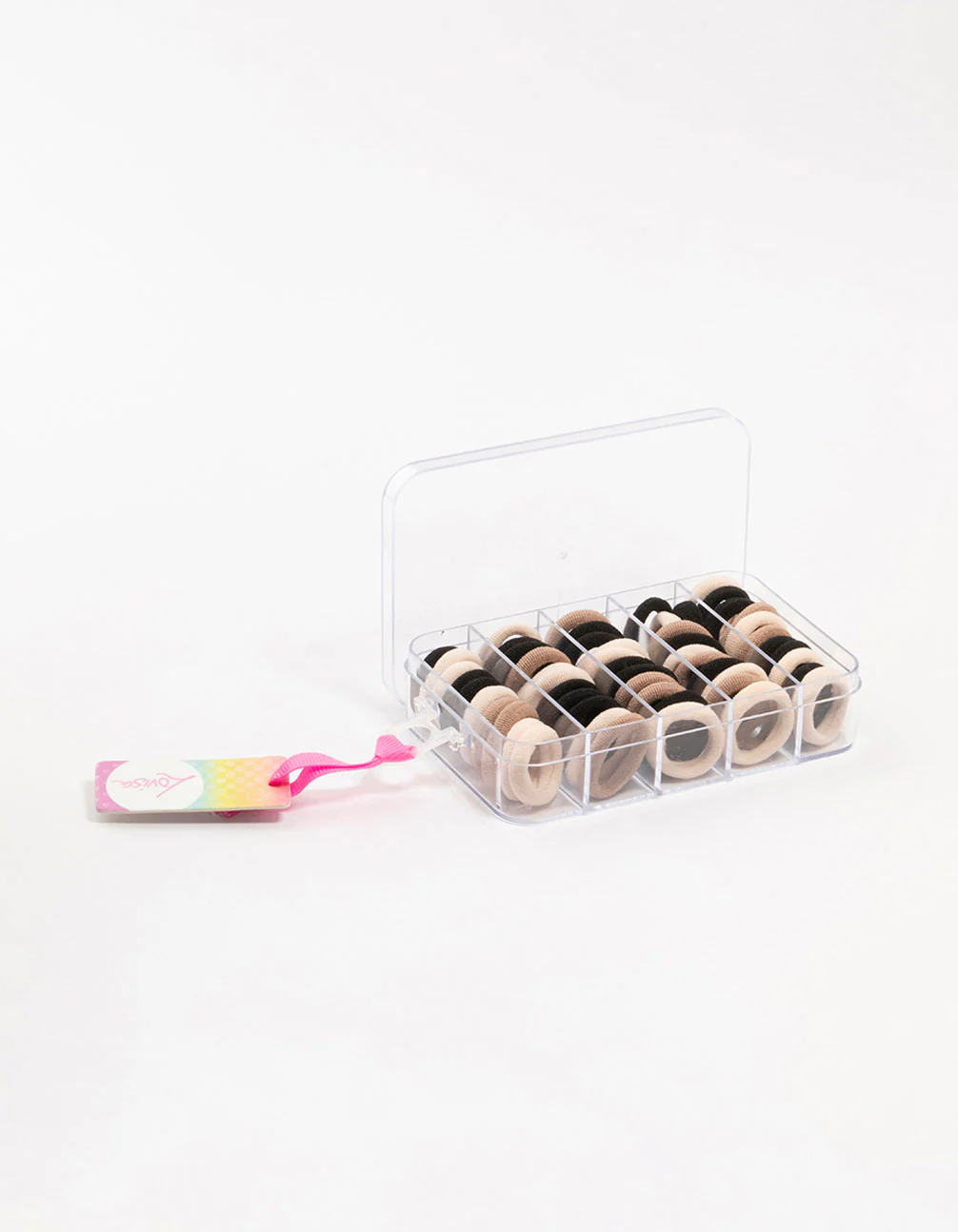 Kids Mixed Brown Hair Ties Pack - Image 2