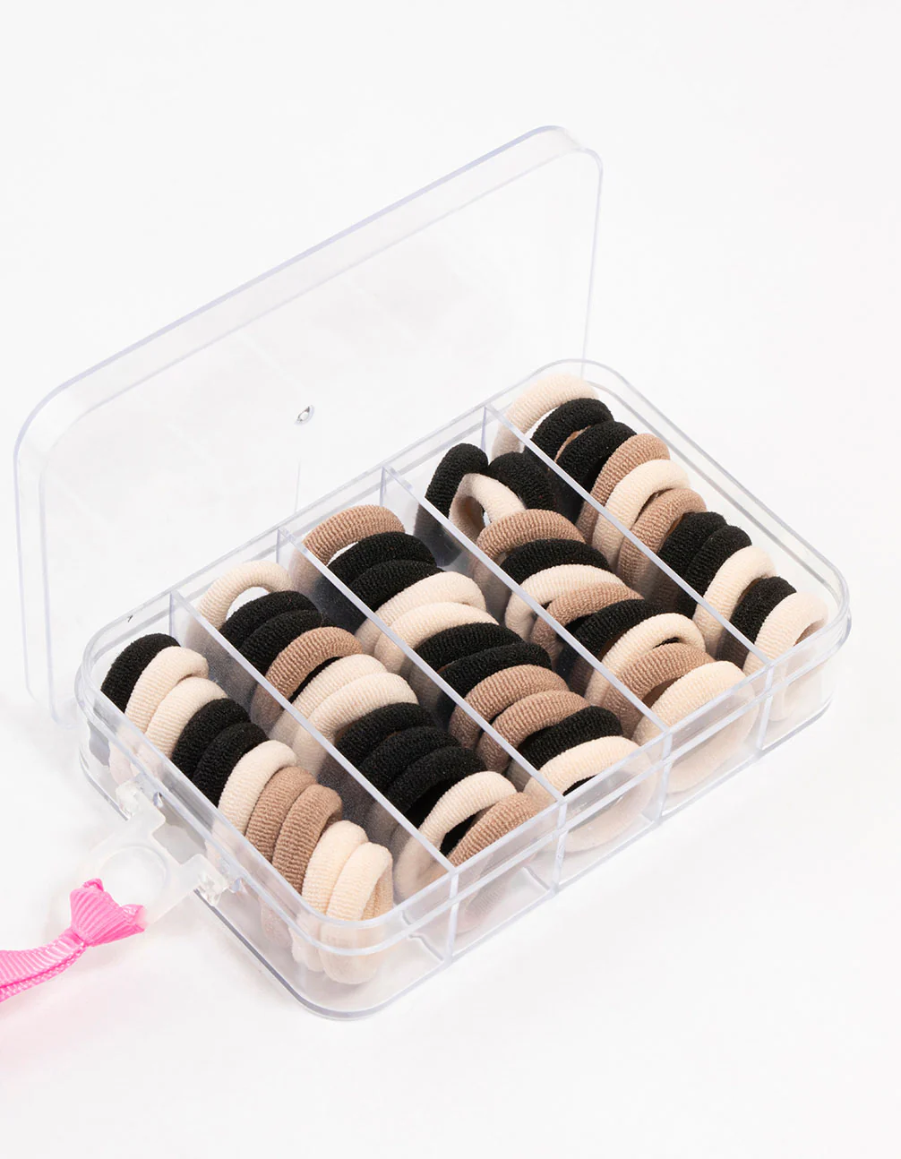 Kids Mixed Brown Hair Ties Pack - Image 3