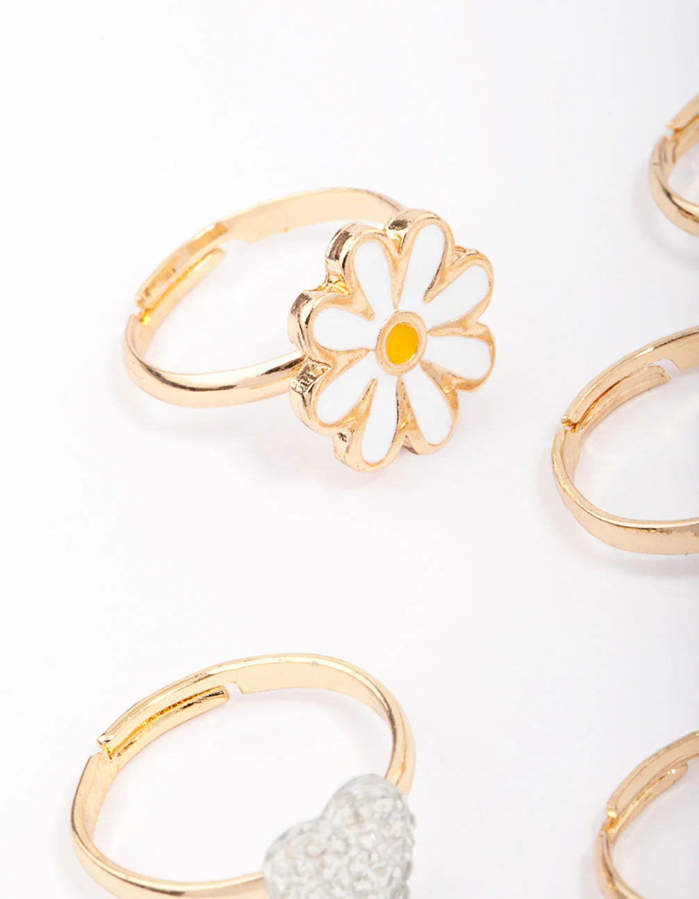 Kids Pearl Bunny Ring 6-Pack - Image 3