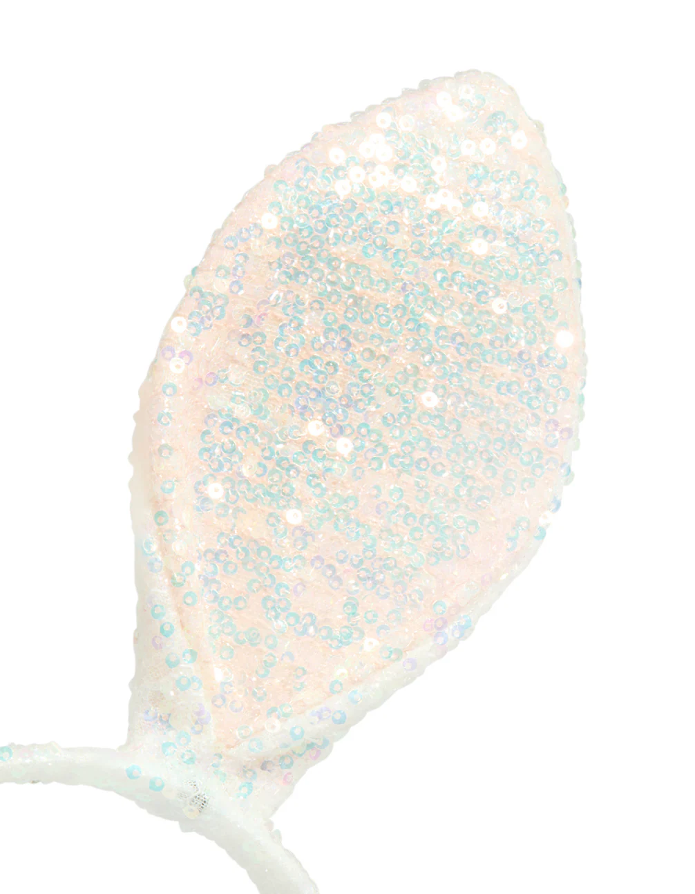 Kids Sequin Fabric Easter Bunny Ears Headband - Image 3