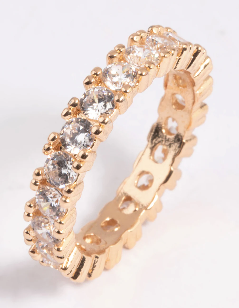 Gold Cubic Zirconia Ring - Image 4