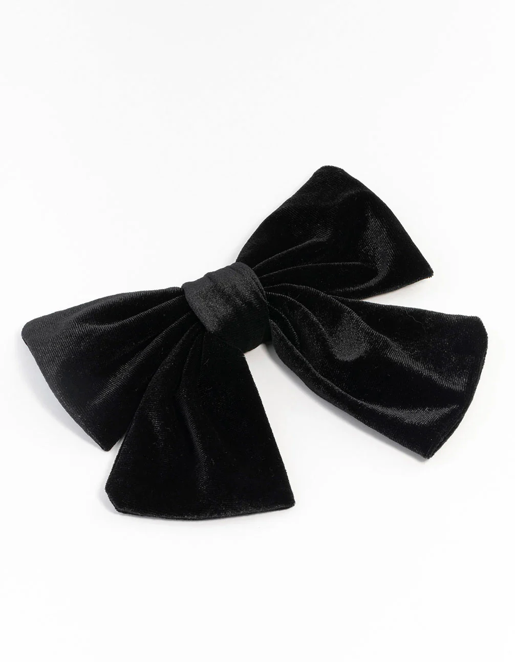Medium Relaxed Velvet Bow clip
