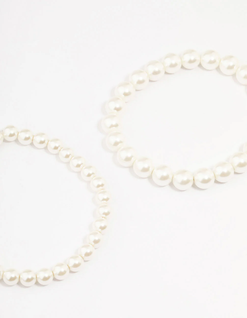 Gold Plated Freshwater Pearl Strand Bracelets 3-Pack - Image 2