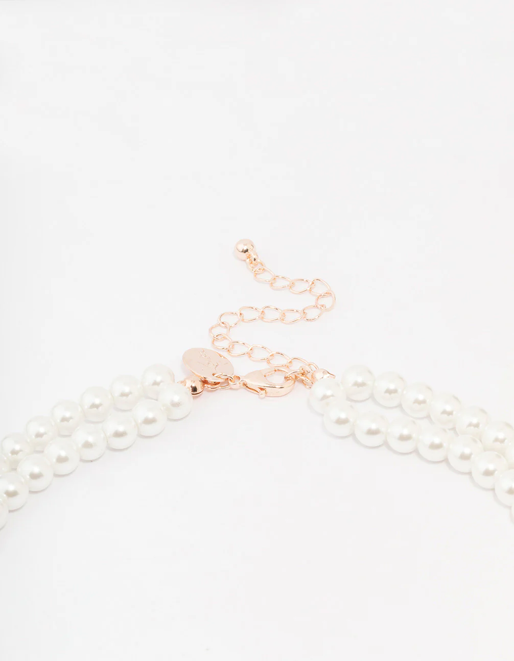 Pearl Bow Layered Necklace - Image 3